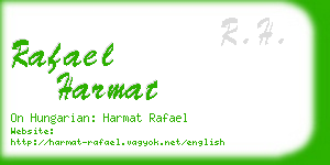 rafael harmat business card
